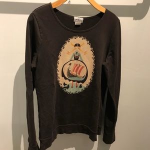 Blue Platypus Viking Women Pullover